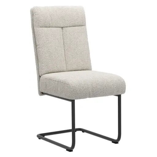 Freischwinger Ravina - Stoff, Creme