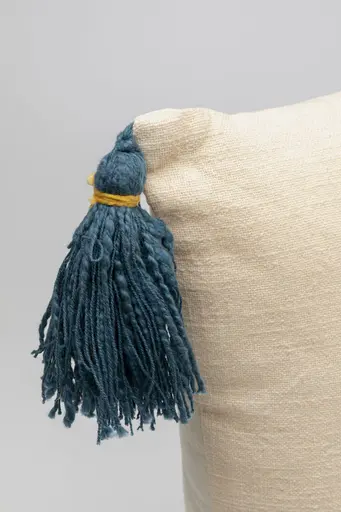 Deko-Kissen, LB ca. 50x50 cm, Beige