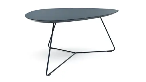 Couchtisch Fano - LBH ca. 121x75x38 cm, Fenix, Dunkelblau