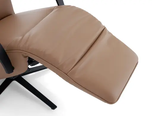 Fernsehsessel EM Sparks - Relaxfunktion elektrisch, Leder, braun