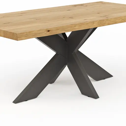 Esstisch Clifton - LB ca. 200x100 cm, Wildeiche massiv