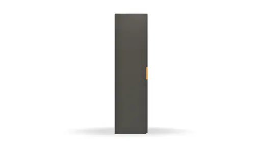 Schiebetürenschrank Loretto - B ca. 280 cm, Lack matt, Dunkelgrau