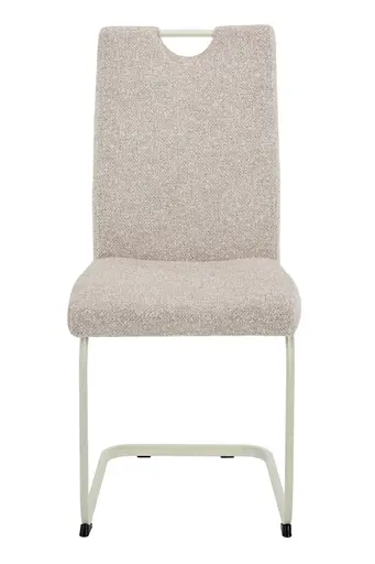 Freischwinger - Stoff, Creme