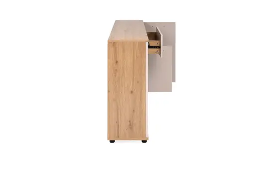 Sideboard- B ca. 138 cm, Eiche Dekor, Beige