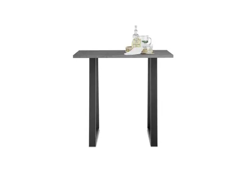 Bartresentisch - LB ca. 120x70 cm, Graphit, Schwarz