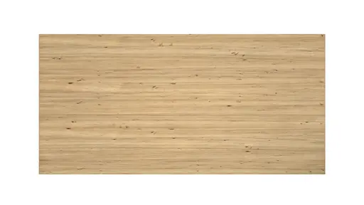 Esstisch Faro Plus - LB ca. 180x90 cm, Tisch verlängerbar (Klappeinlage einseitig), Wildeiche massiv, Bianco