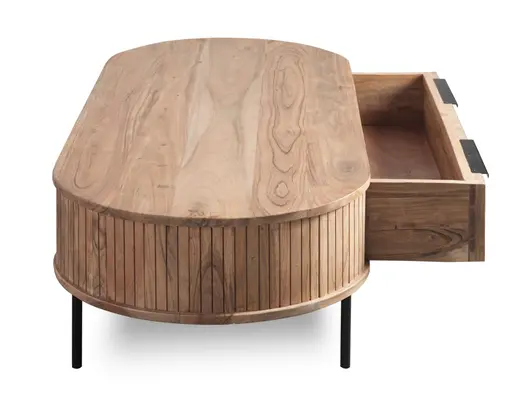 Couchtisch - LB ca. 118x60 cm, Akazie massiv