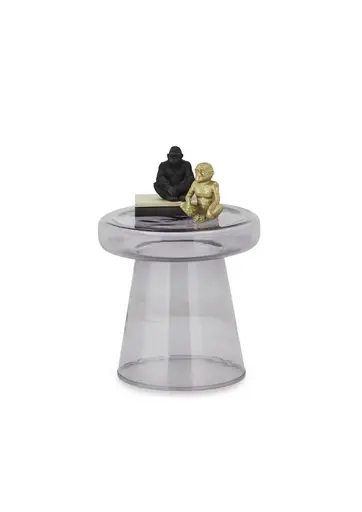 Beistelltisch - Ø/H ca. 40x39 cm, Grau