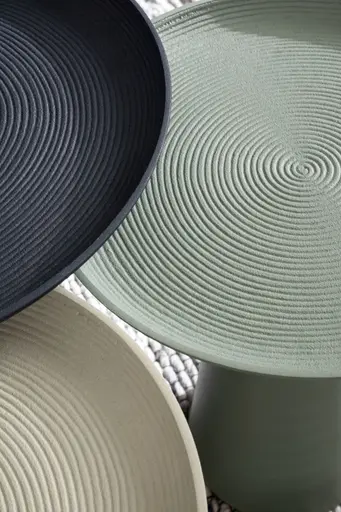 Beistelltisch Svala Medium - Aluminium, Jade