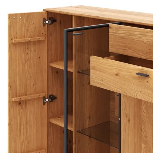 Highboard Fibra - Asteiche massiv