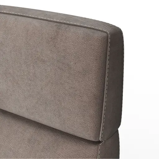 Relaxsessel Arima - Relaxfunktion (motorisch), Kopfteil verstellbar, Stoff, Dunkelbraun