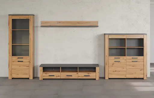 Wandboard - Eiche Dekor, Graphit