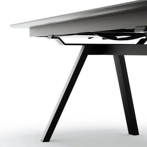 Esstisch Sedana - ausziehbar, LB ca. 200x100cm, Keramik, Schiefergrau