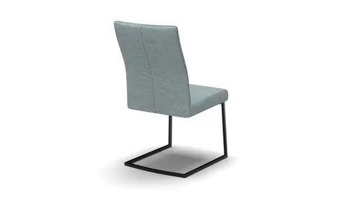 Freischwinger Carmelo - Velour, Hellblau