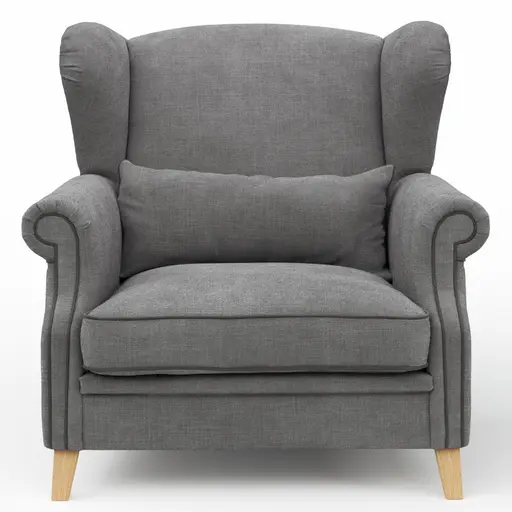 Sessel Mapleton - Stoff, Anthrazit