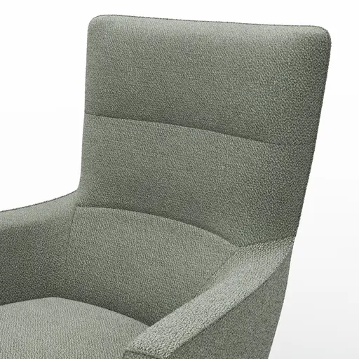 Sessel Lilaia - inkl. Dreh- und Wippfunktion, Stoff, Olivgrün