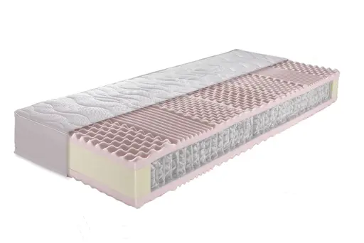 7 Zonen-Taschenfederkernmatratze- Liegefläche ca. 140x200 cm, Mittel