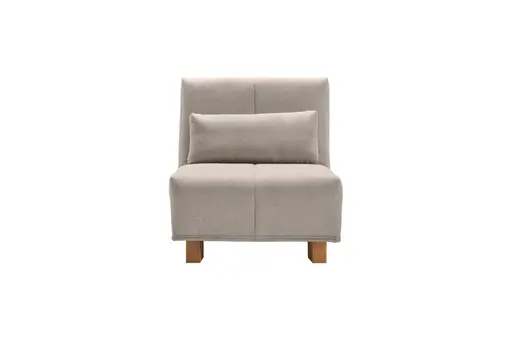 Funktionssessel EASY DELUXE - 1-Sitzer, 80 cm inkl. Schlaffunktion, Stoff Graubeige