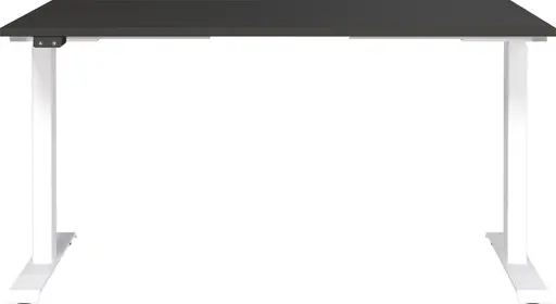 Schreibtisch GELI - B/H/T ca. 140x72-120x80 cm, Graphit