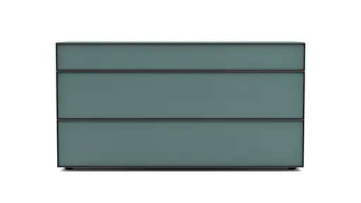 Kommode Loretto - BHT ca. 135x70x53 cm, Lack matt, Salbeigrün