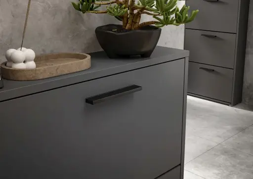 Schuhkipper - B ca. 59 cm, Anthrazit