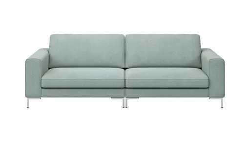 Sofa Solano - 3-Sitzer, Stoff, Hellblau