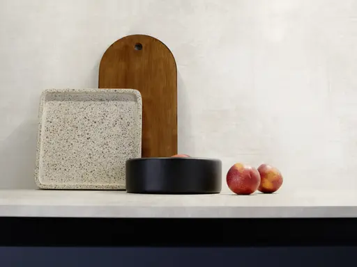 Inselküche 51.230 CO 1V2 525, Rillenoptik Eiche dunkel