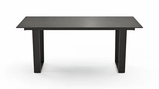 Esstisch Dinner - LB ca. 180x95 cm, Kunststoff, Dunkelgrau