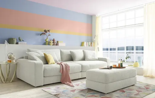 Big Sofa JOVIN - Stoff, Beige