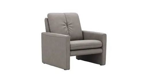 Sessel Tenero - inkl. Relaxfunktion, Stoff, Grau