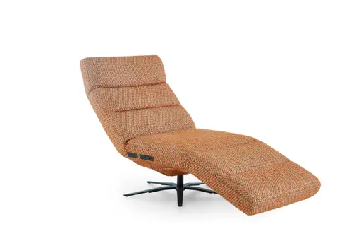 Einzelliege EM Cres - Relaxfunktion elektrisch, Stoff, Orange