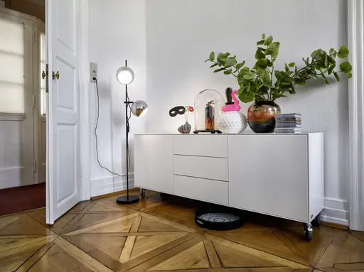 Sideboard Edge - Lack, Weiß