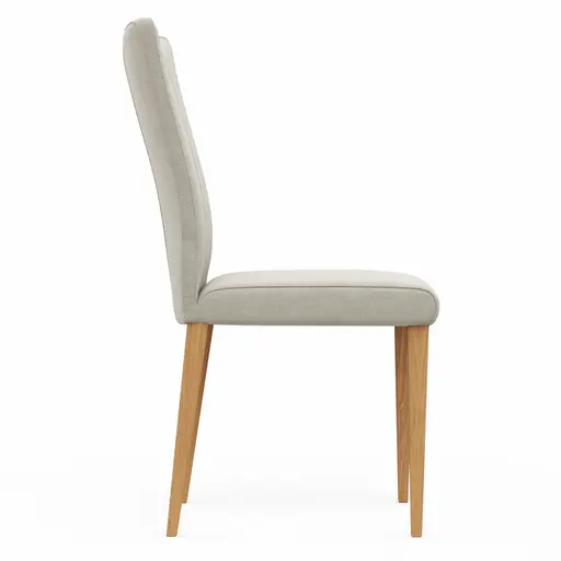 Stuhl Cosyra - Stoff, Natur