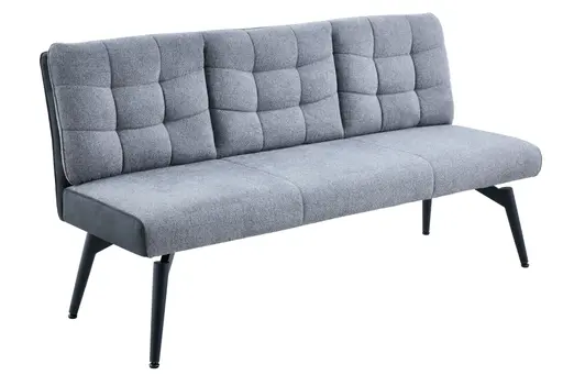 Bank - Stoff, Dunkelgrau, Vintage Anthrazit