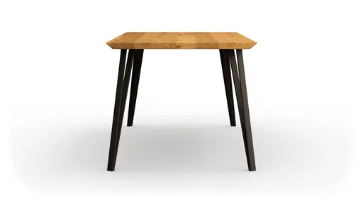 Esstisch Savannah - LBH ca. 180x90x78 cm, Wildeiche massiv, natur geölt