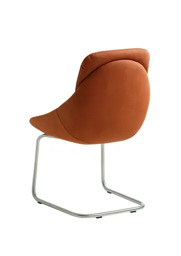 Freischwinger - Stoff, cognac