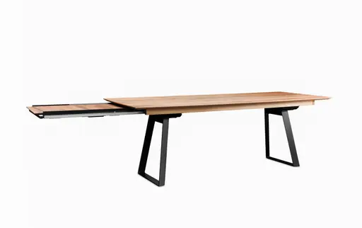 Esstisch - ausziehbar, LB ca. 180x90 cm, Eiche natur