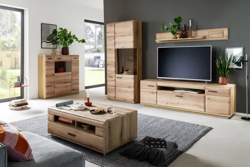 Couchtisch - mit Schubkasten, LBH ca. 115x68x43 cm, Eiche