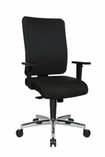Bürodrehstuhl Ergo Work 260 - Stoff, Schwarz