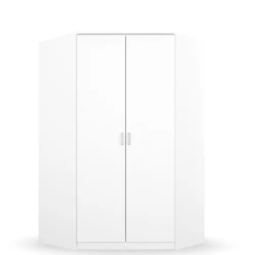 Eckschrank ROYAN- B ca. 117 cm, Weiß