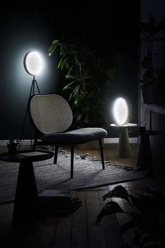 Loungechair Svala - Polster, Rattan, Buchenholz