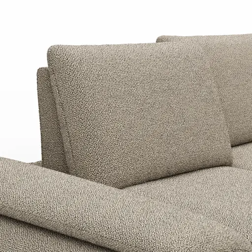 Sofa Collina - 3-Sitzer, Stoff, Beige