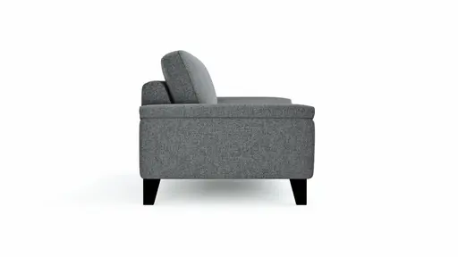 Sofa Oviedo - 3-Sitzer, Stoff, Grau