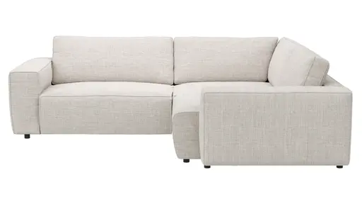 Ecksofa Lilaia - 2-Sitzer links, Ecke, 1,5-Sitzer Tief, Stoff, Kaschmir