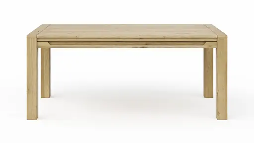 Esstisch Amora - LB ca. 180x90 cm, Wildeiche massiv bianco