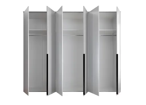Drehtürenschrank- B ca. 270 cm, Weiß
