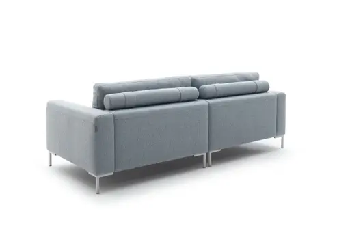 Sofa Solano - 3-Sitzer, Stoff, Hellblau