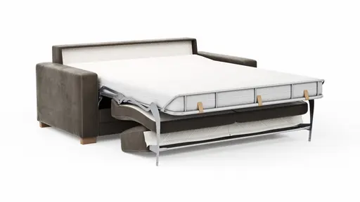 Sofa Lakeville 1 - 2-Sitzer inkl. Schlaffunktion, Stoff, Braun