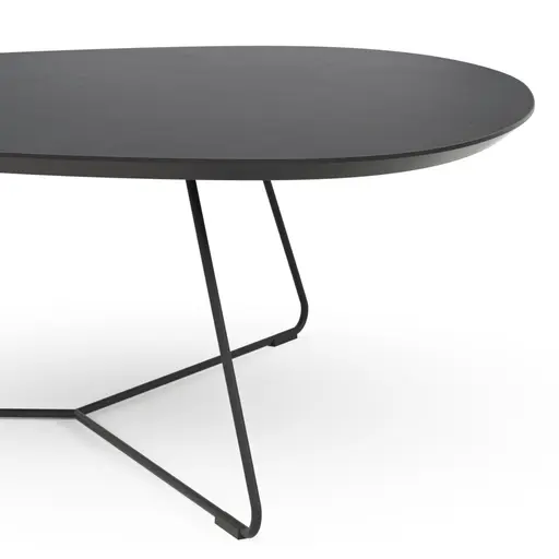 Couchtisch Fano - LBH ca. 87x78x33 cm, Fenix, Schwarz