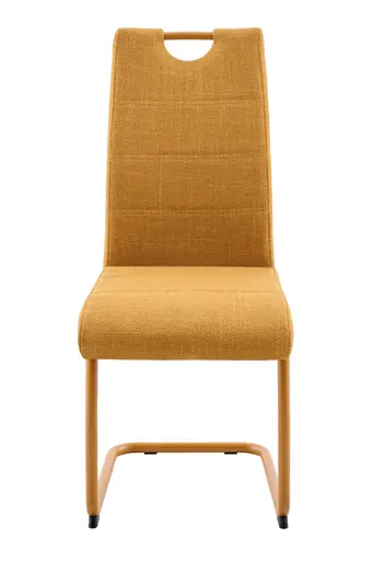 Freischwinger - Stoff, Gelb